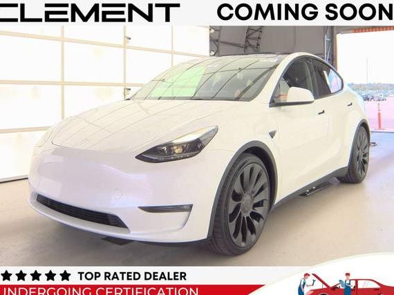 TESLA MODEL Y 2022 7SAYGDEF9NF541689 image